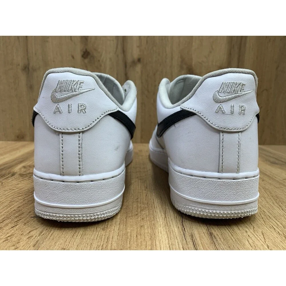Nike Air Force 1 Low Supreme Sneaker Shoes CU9225-102 White Black Men Size 10.5